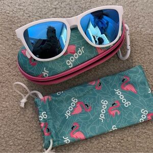 Goodr White Sunglasses Iced by Yetis